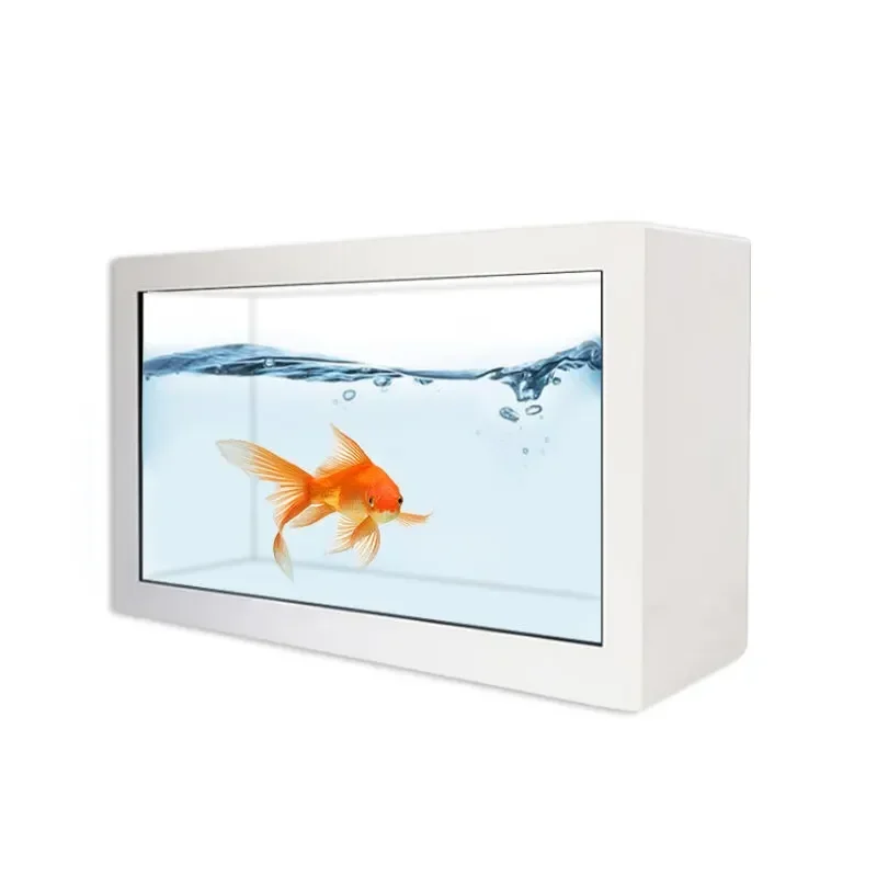 21.5 inches 32 inches transparent jewelry display Commercial indoor lcd touch led screen box handbag cabinetCabinet