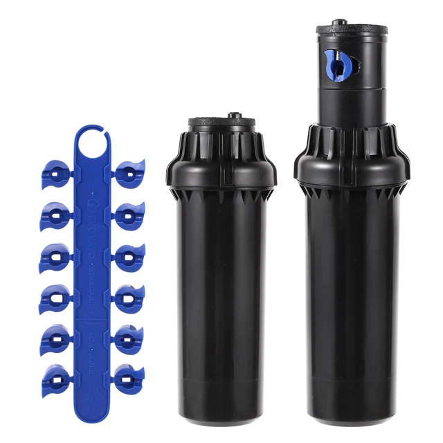40°~360°adjustable automatic garden sprinkler with12Pcs Replacement Nozzle watering lawn grass rotating nozzle irrigation system 1