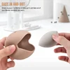 1PC Makeup Sponge Holder Eco-Friendly Silicone Multi-hole Beauty Sponge Storage Case Travel Protable Cosmetic Puff Holder Box 1