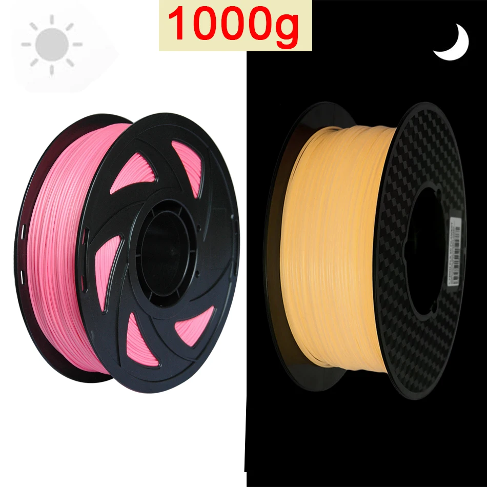 filament polycarbonate Glowing In The Dark 3D Printer PLA Filament 1.75mm Luminous Sublimation Color Changing Materials for 3D Printing Lime to Green pla abs filament 3D Printing Materials