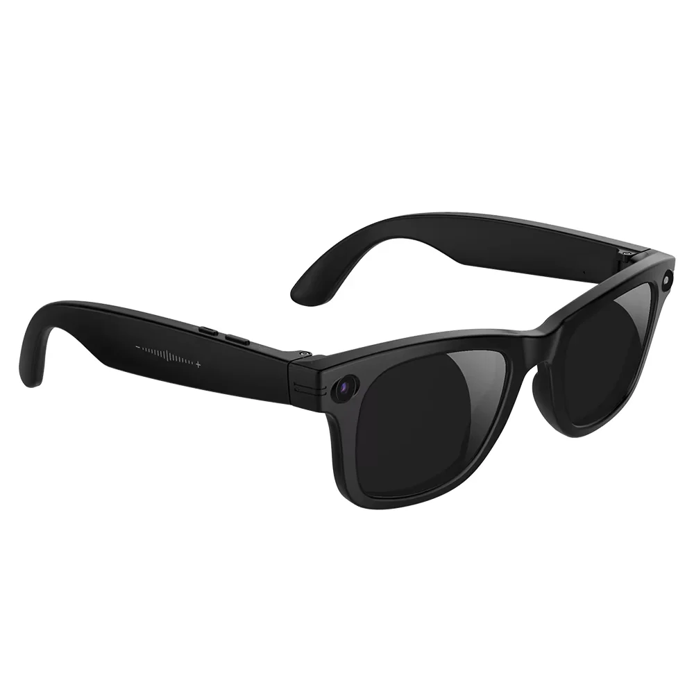 BlitzWolf BW-AG1 Pro AI 스마트 안경(HD 카메라 8MP 32MP 인터폴레이션 기능 탑재) WiFi 블루투스 통화 3D 스테레오 서라운드 사운드 듀얼