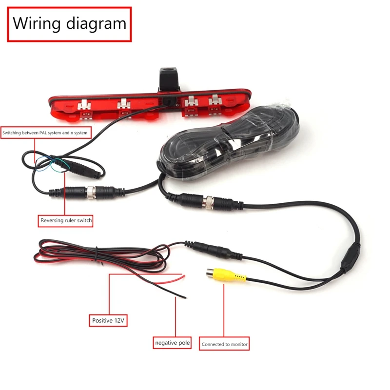 

Car Brake Light Reverse Camera For Peugeot Expert/ Citroen Dispatch/Toyota Proace 2016+