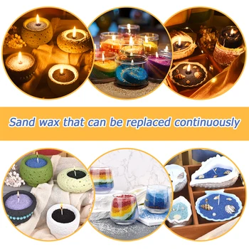 Sand Wax Particles Natural Colorful Wax 5