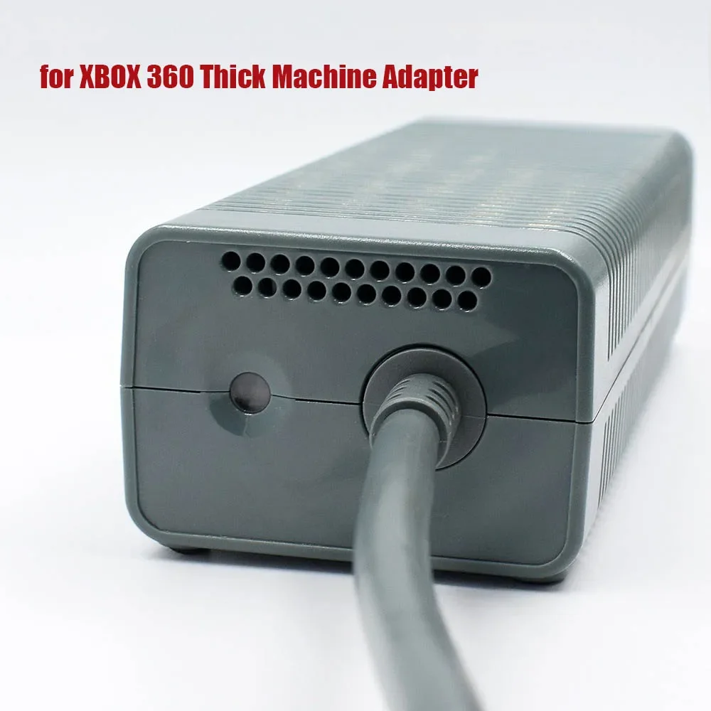 For Xbox 360 Fat Console US/EU/AU Plug AC Adapter Power Supply Thick Machine Adapter fo Xbox360 Fat Console Repair Accessories