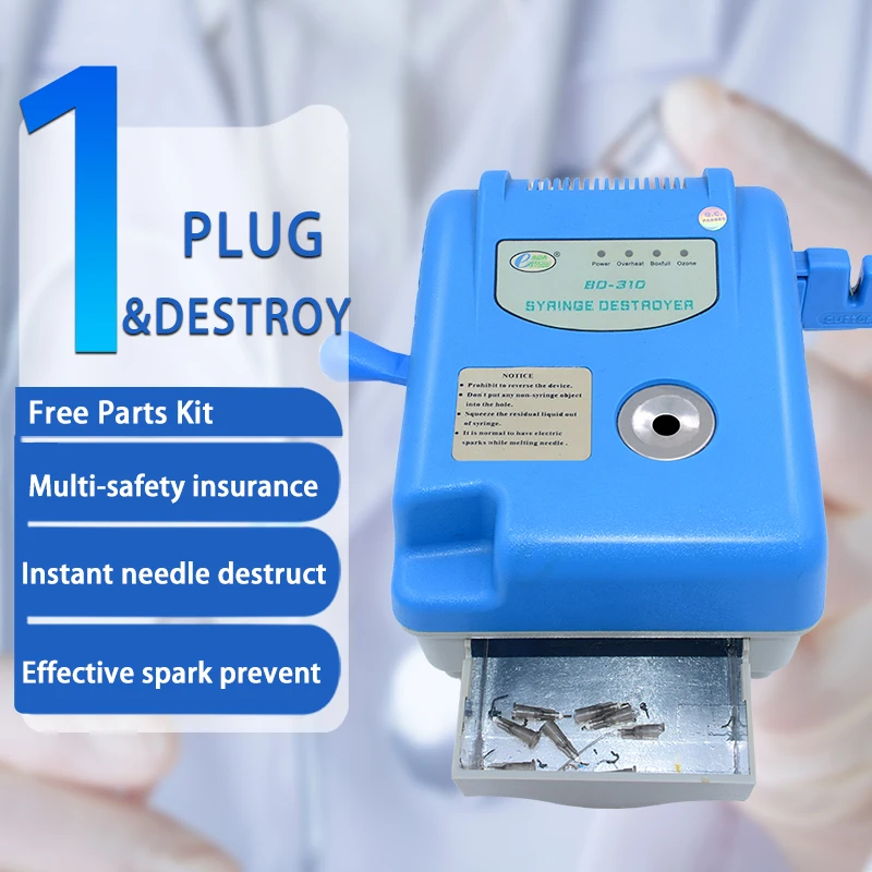 Bestman Bd310 Syringe Needle Destroyer Disposable Needle Burner Melt