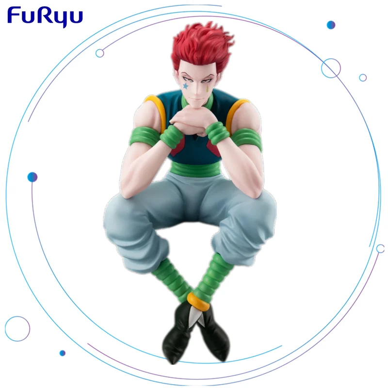

Оригинальные оригинальные куклы FuRyu Hunter × Hunter Hisoka Morow, фигурки из ПВХ, фиксаторы лапши, фиксаторы, аниме Модели, коллекционные игрушки