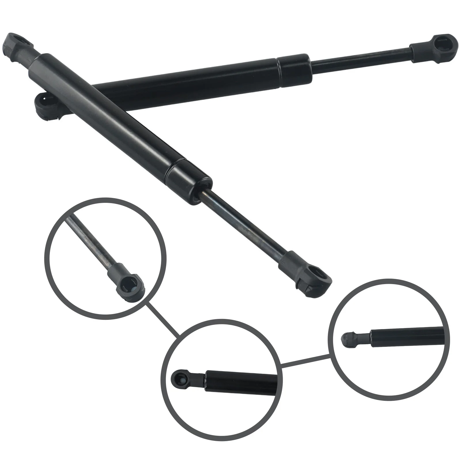 

Practical Support Rod Black Stainless Steel 1997-2004 1Pair For Porsche 911 For Porsche (986) Gas Cylinder