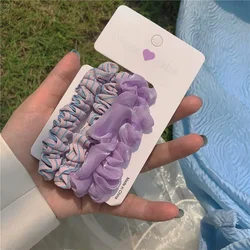 Silk Scrunchie Set: Elegant Elastic Hair Bands (01)