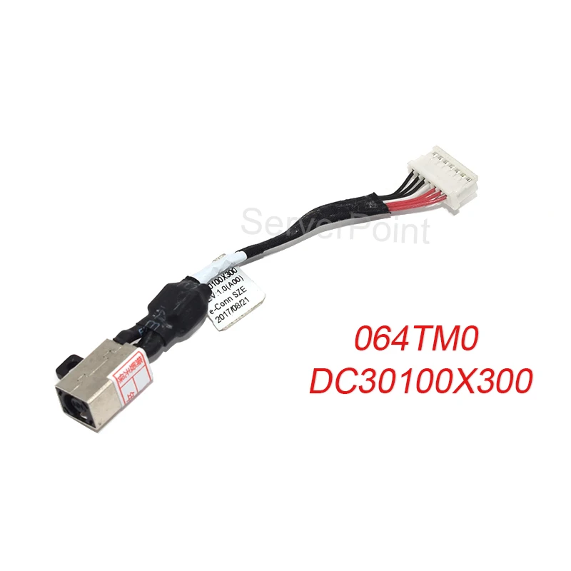 

New DC-IN Cable 064TM0 DC30100X200 DC30100X300 For Dell XPS 15 9550 9560 9570 P56F Precision 5510 5520 5530 5540 M5510 M5520