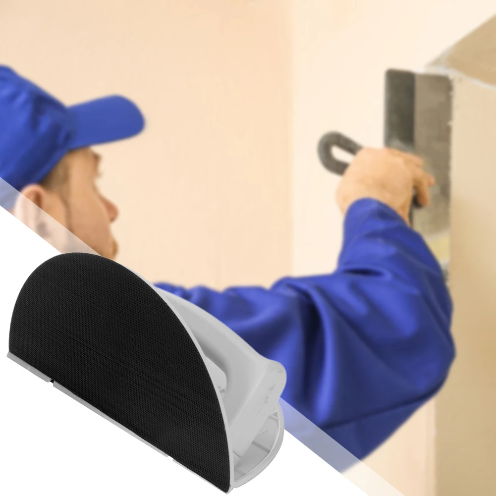 Multifunctional Semi-Circular Angle Sanding Sandpaper Tool Self-adhesive 90 Degree Sanding Tool for Drywall Sanding Paper Holder