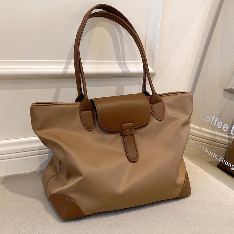 

Waterproof Oxford Fabric Working Commuter Tote Bag Fashion Ladies Office Purse Big Shopper Purses Womens Bags Shoulder Large