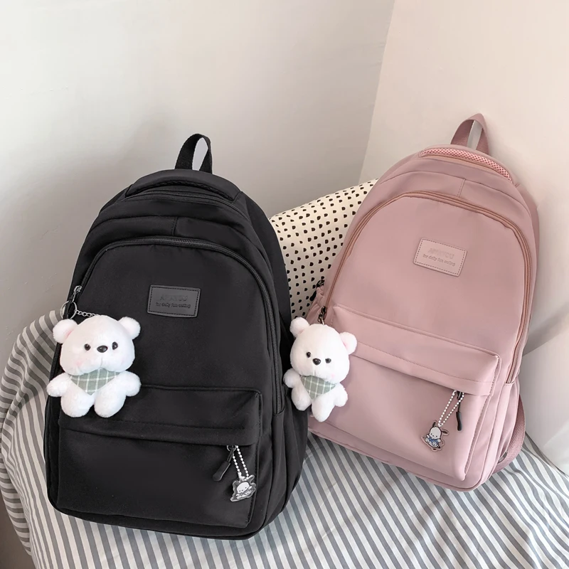 جديد أنثى موضة الرجال قدرة عالية مقاوم للماء حقيبة ظهر للكلية العصرية النساء محمول الحقائب المدرسية لطيف فتاة حقيبة كتب السفر كول