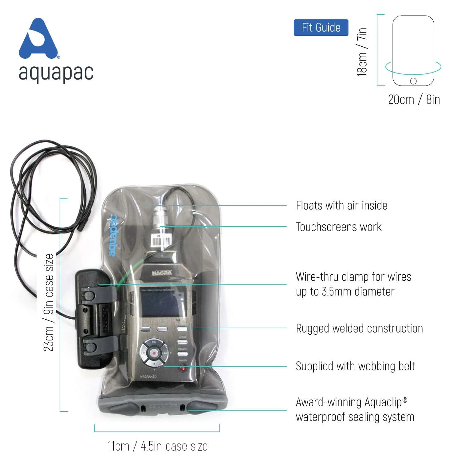 Aquapac 548 Small Wire-Through Case