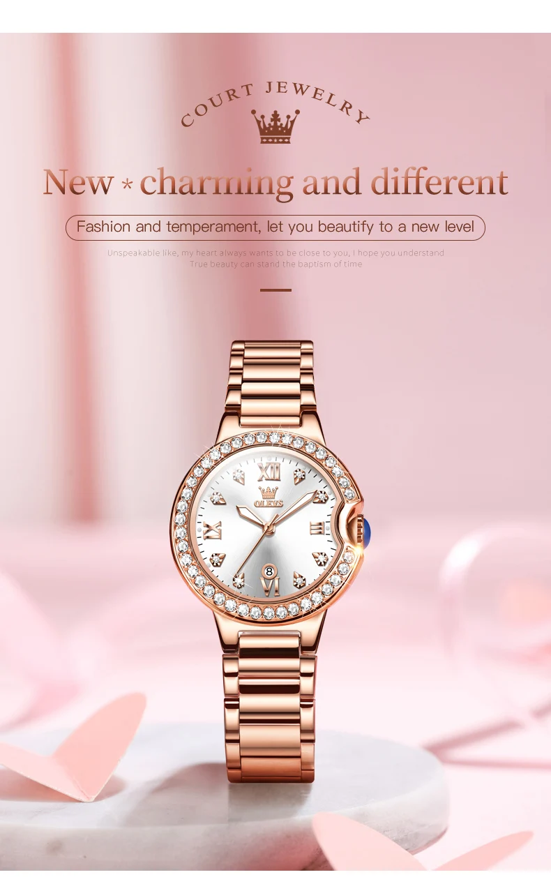 OLEVS 5518 Fashion Luxury Watch For Women description image 7