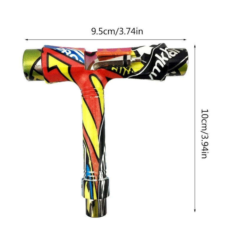 Skateboard Tools T Type Wrench Screwdriver Multifunctional