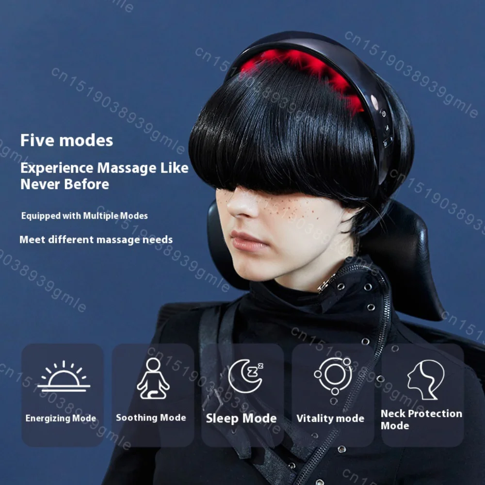 H2 Fashion Electric Head Massager Scalp Massager Portable Migraine Insomnia Release Head Massager for Deep Relaxation