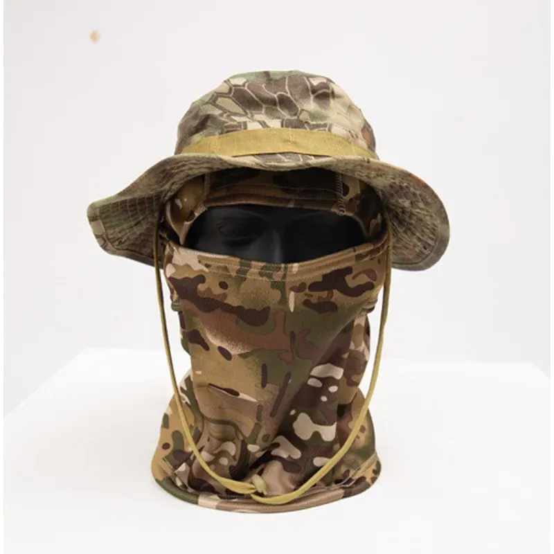 Fishing Hat with Camouflage Design - Suitable for Outdoor Activities Like Hiking, Camping and Fishing
