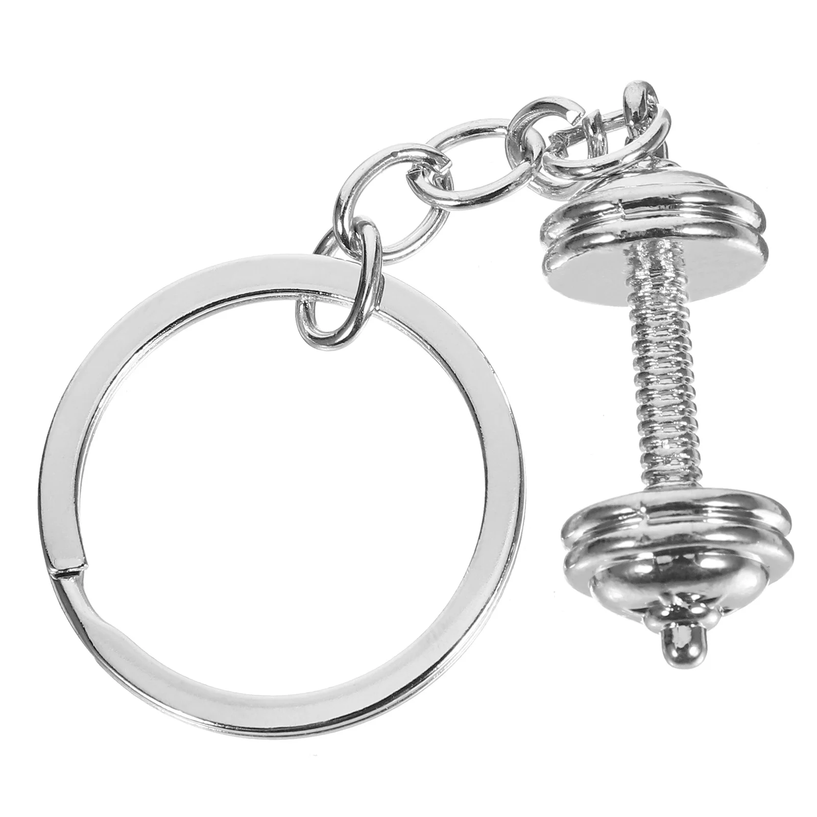 

Dumbbell Keychain The Gift Bag Hanging Decors Workout Ring Keychains Handbag Fitness
