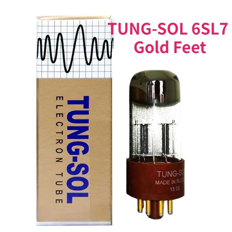 진공관 TUNG-SOL 6SL7 골드 풋 및 커먼 풋 교체, 6N9P 6H9 5691 공장 테스트 매칭 튜브, HIFI 오디오 전력 증폭기