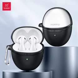 Xundd For Huawei Freebuds 5 Case 2023,Airbags Shockproof 360° Full Protecton Matte Transparent Earphones Cover For Freebuds 5