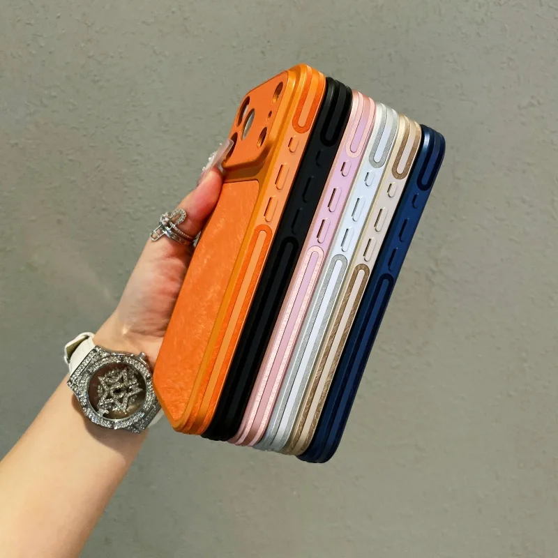 Elegant Frosted Velvet Texture Shockproof Phone Case with Full Bumper Protection