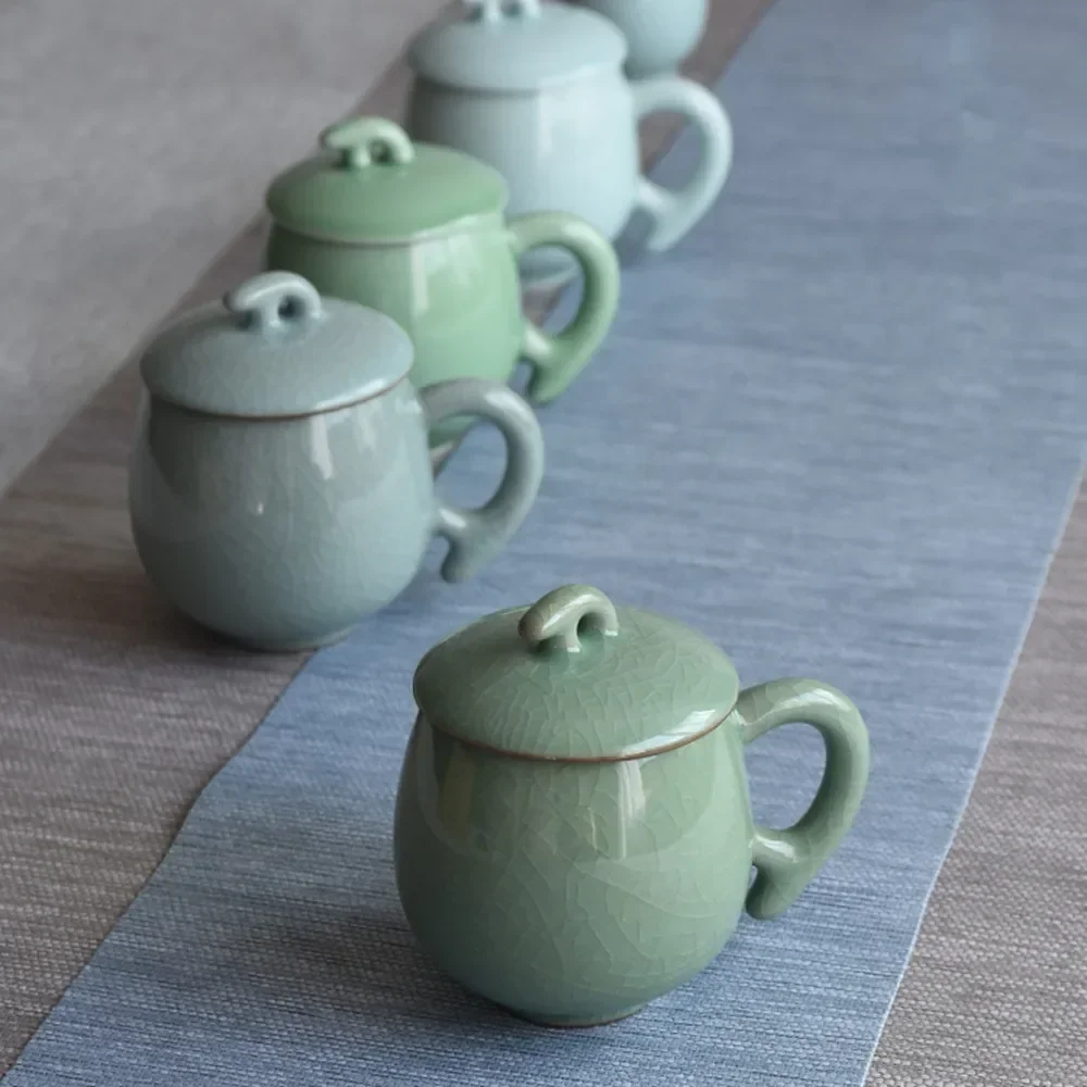 

Кофейная кружка, чайная чашка с крышкой, фарфоровая молочная чашка 250 мл, керамическая посуда, столовая посуда, подходит для микроволновой печи и посудомоечной машины