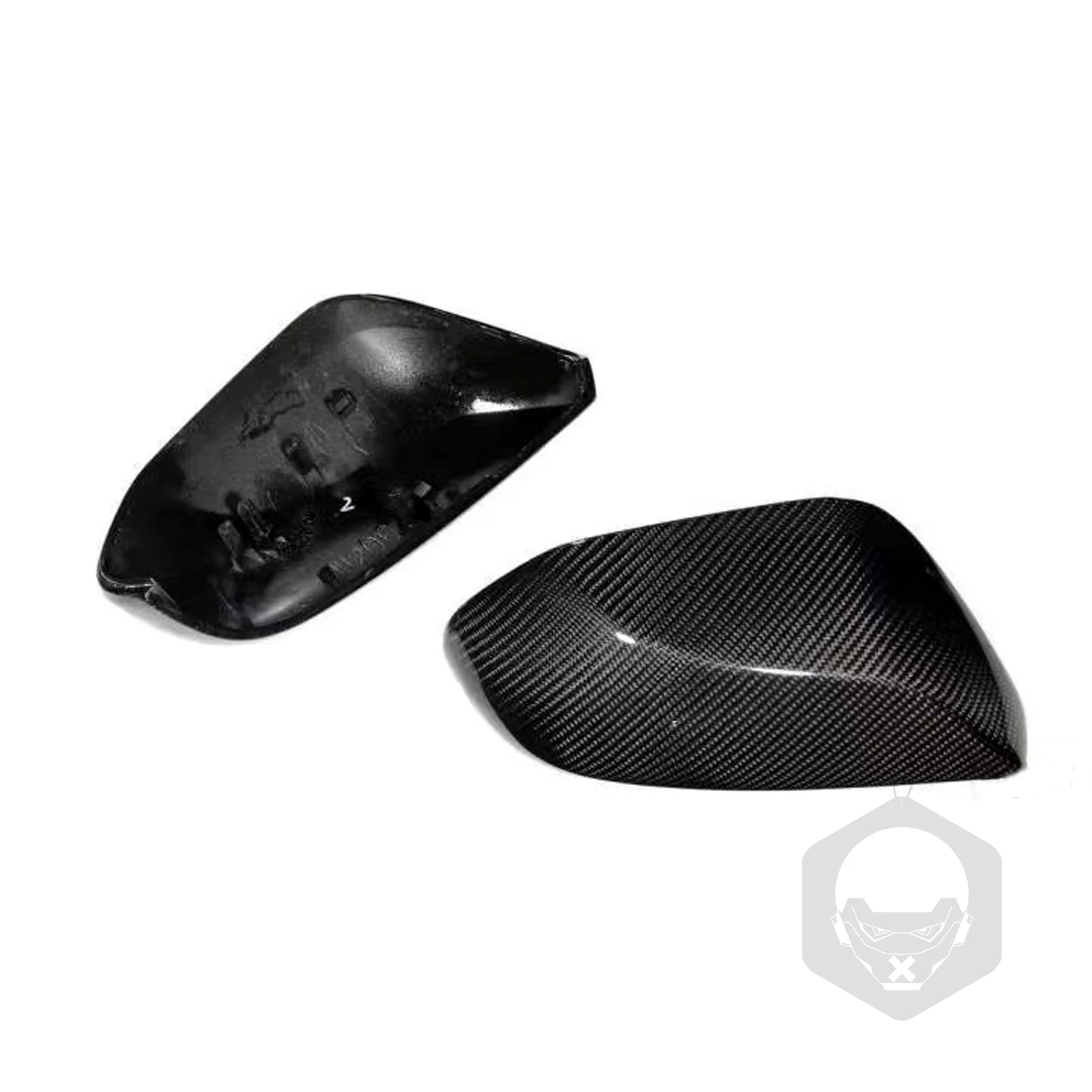 For Toyota Camry 8th Gen 2018+ Mirror Trim Covers Caps RearView Mirrors Case Cover Carbon Fiber Car Exterior Styling Accessories
