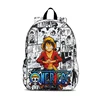 One Piece Luffy Schoolbag Recharged Backpack Student Backpack Boys Girls Anime Cartoon School Bag Mochila 3