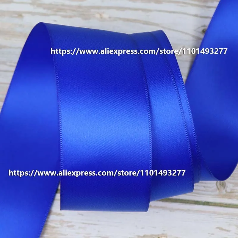 5 Yards Double Sided Satin Polyester Ribbons for DIY Bows Handmade Craft Gifts Wedding Christmas Decoration