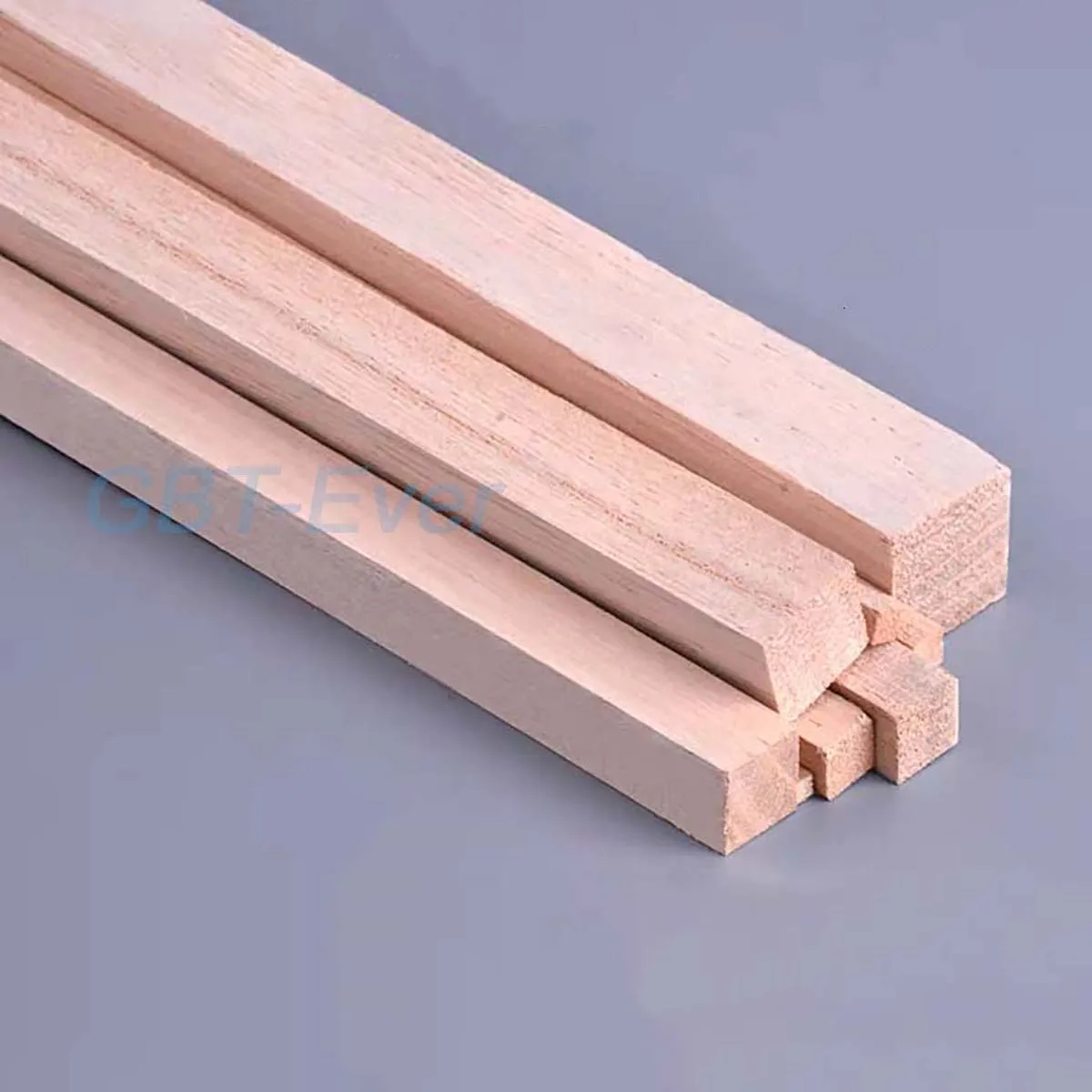 10/20/50 buah tongkat kayu padat bahan Model buatan tangan DIY