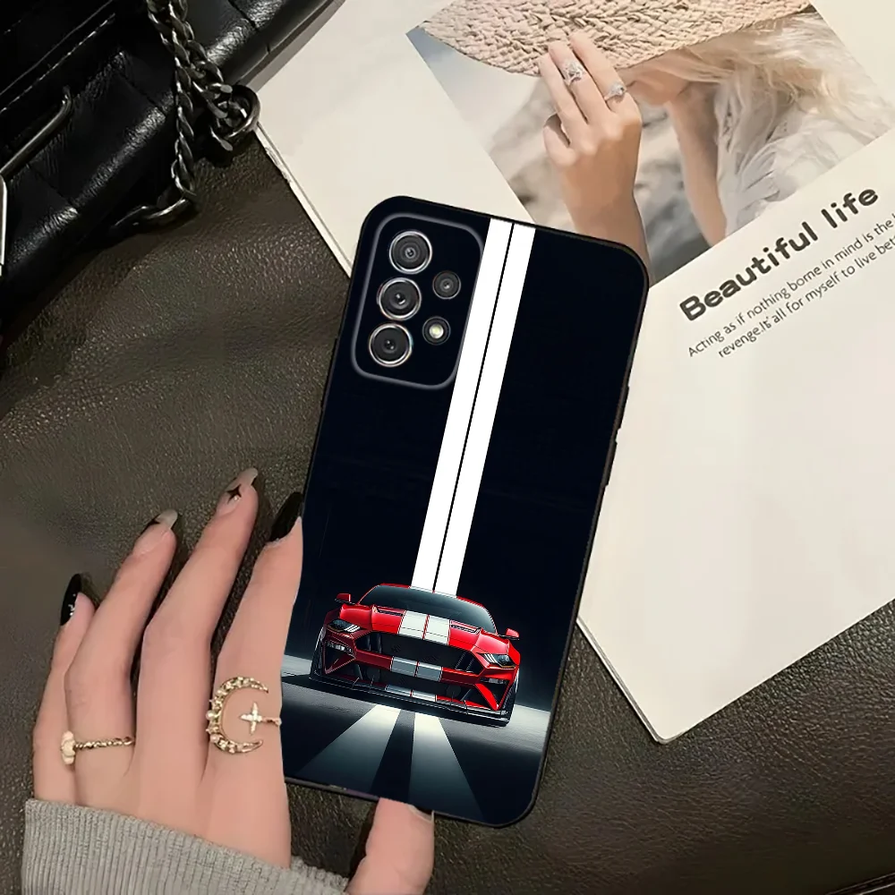 Ford Mustang Phone Case, Black, for Xiaomi and Redmi