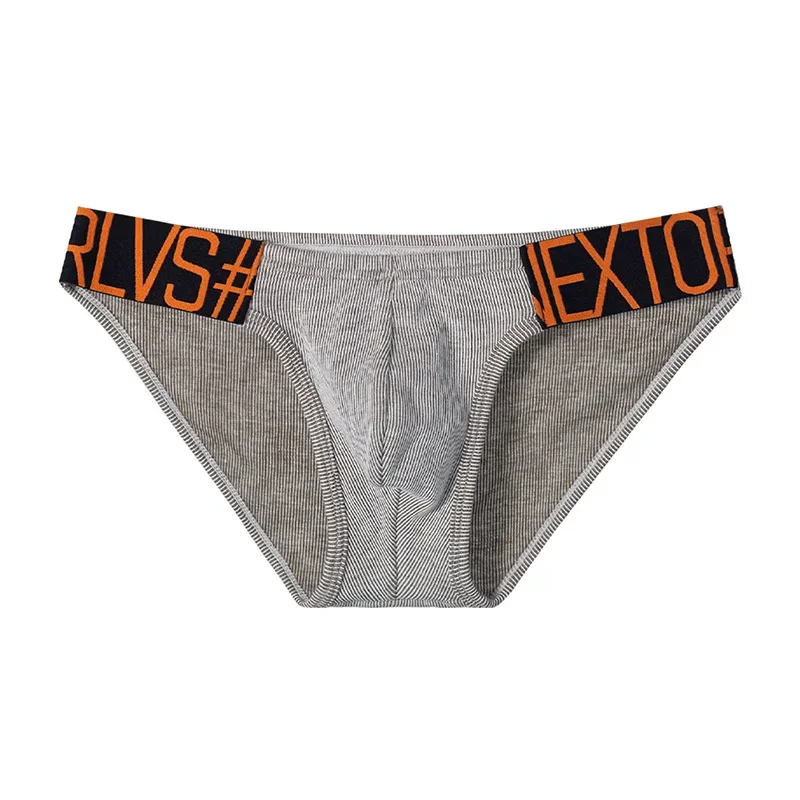 

Sexy low waist and high fork briefs with cotton bulging pocket shorts OR6242
