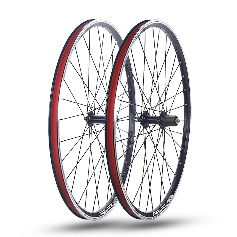 ROCKBAO Mountain Bike 20inch V brake Wheel set 406/451Rotary type Cassette 2Bearing 100X135mm 6/10S Bicycle Wheel