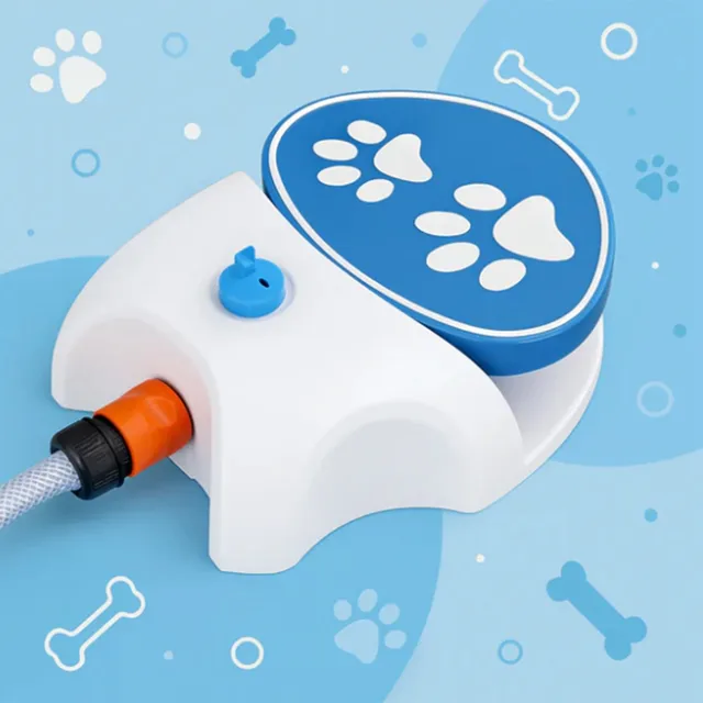 Step On Dog Water Dispenser Easy Connection Leakproof Dog Water Fountain 2 Water Dispensing Modes Simple Use for Pets for Lawn 5