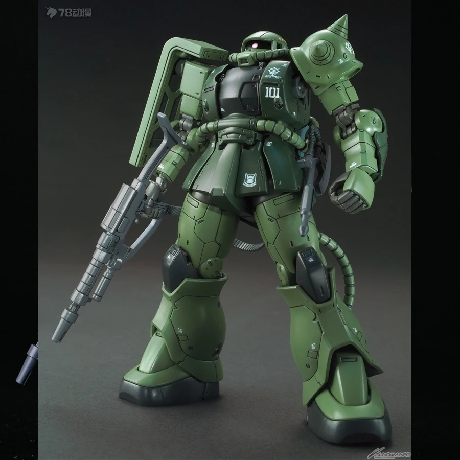 HG Gto 1/144 Montage Modell Kit Action-figuren Ms-06c-6 Zaku Kunststoff Spielzeug Modell Desktop Ornament Junge Überraschung Geschenk Sammlerstück – Detail 2