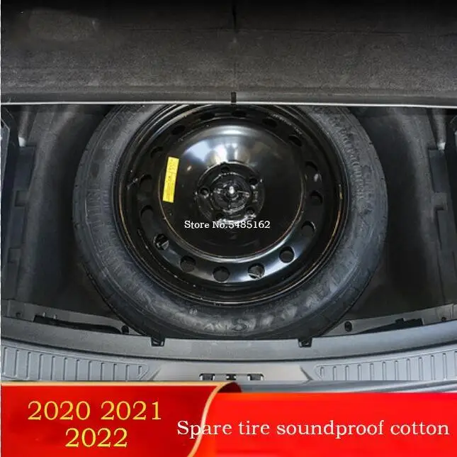 Spare Tire Box Sound Insulation Cotton Trunk Heat Insulation Foam Flame Noise Reduction for Ford Explorer JF