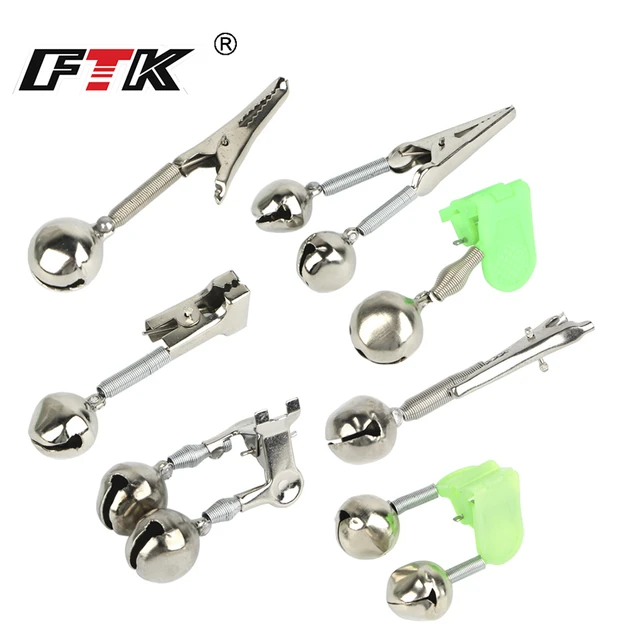 10pcs Fishing Bite Alarms Fishing Rod Bell Rod Clamp Type Clip Bells Ring  ABS Fishing Accessory Twin Bell Ring Clip Fishing Bell - AliExpress