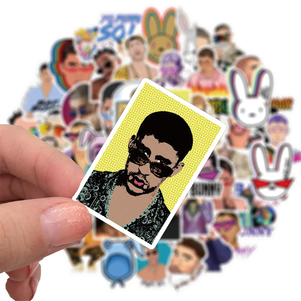 Bad Rabbit Stickers | Bad Bunny Stickers | Badbunny Stickers | Guitar  Decoration - Sticker - Aliexpress
