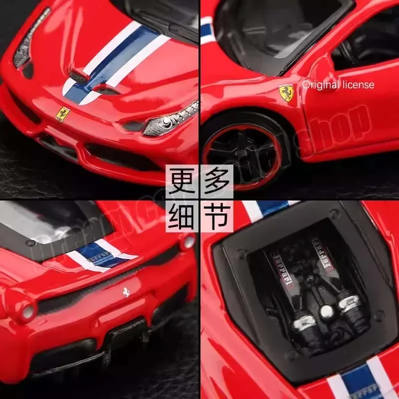 Bburago 1:64 Genuine Ferrari Series Car MONZA SP1 ,LAFERRARI,488GTB, F12 Tdf,F40,F50,ENZO FERRARI,SF90 Alloy Cars Model Toy Gift 3