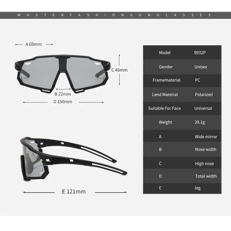     Ȱ   ۶ Photochromic Ŭ  MTB   UV400 ȣ Ȱ