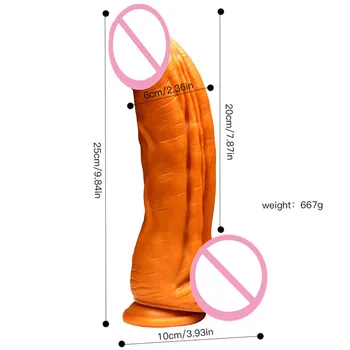Sex Shop New Super Soft Realistic Penis Dildo Sexy Huge Dildo  Double-layer Silicone Suction Cup Dildos For Women Big Dick 6