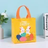 Easter Gift Bag Rabbit Bunny Nonwoven Fabric Packaging Cookies Candy Bags Happy Easter Party Decoration 2024 New Wholesale 3
