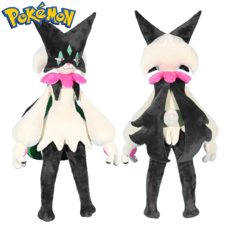 80cm Cute Pokemon Meowscarada Plush Toy Kawaii Soft Stuffed Animals Doll Soft Throw Pillow Room Decorate Birthday Xmas Gifts