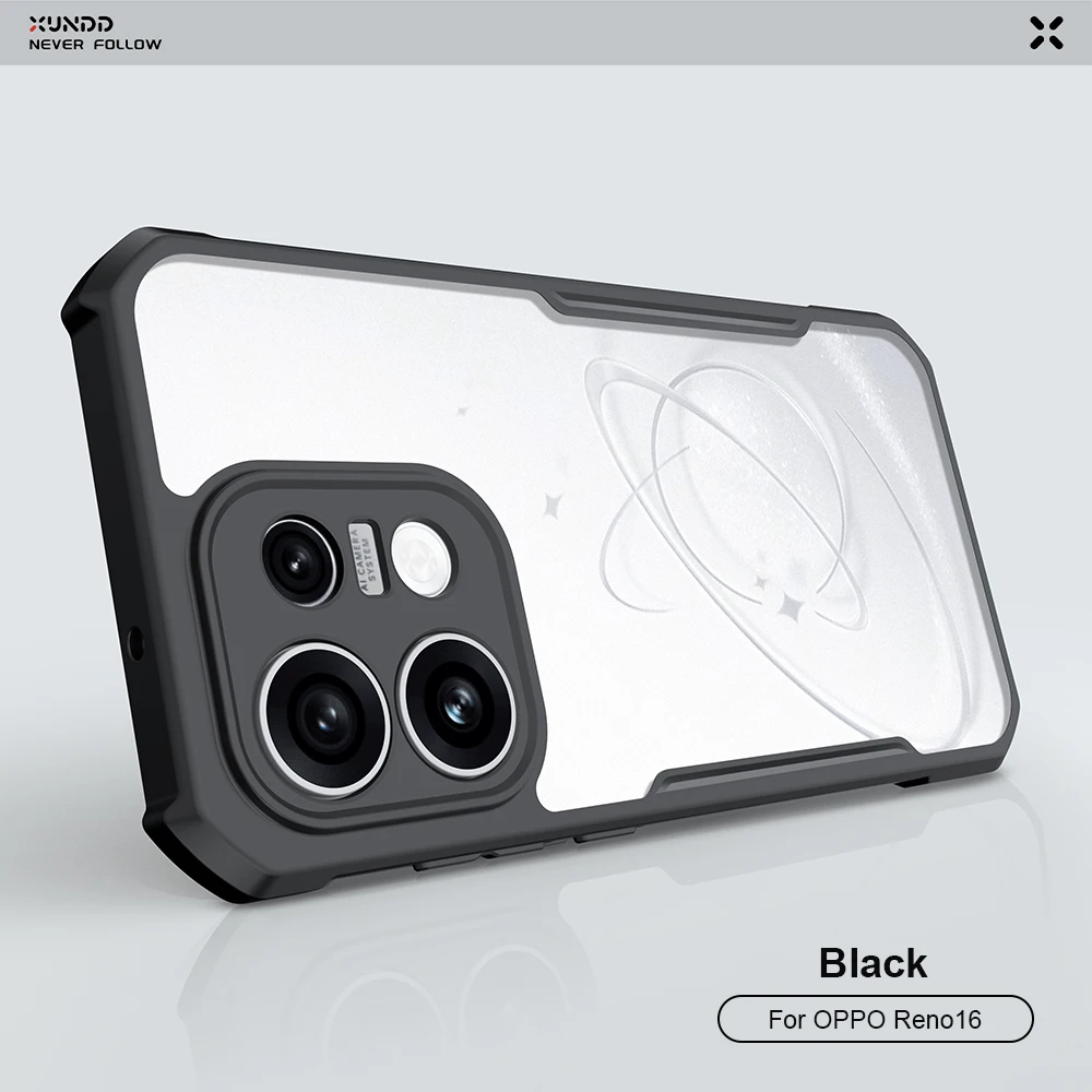 XUNDD Shockproof Protective Phone Case - Full Protection PC+TPU, Anti-Drop & Wear-Resistant Cover