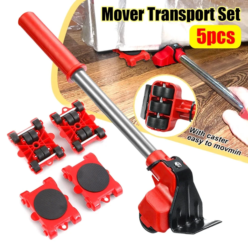 5Pcs Set Heavy Duty Furniture Lifter Mover