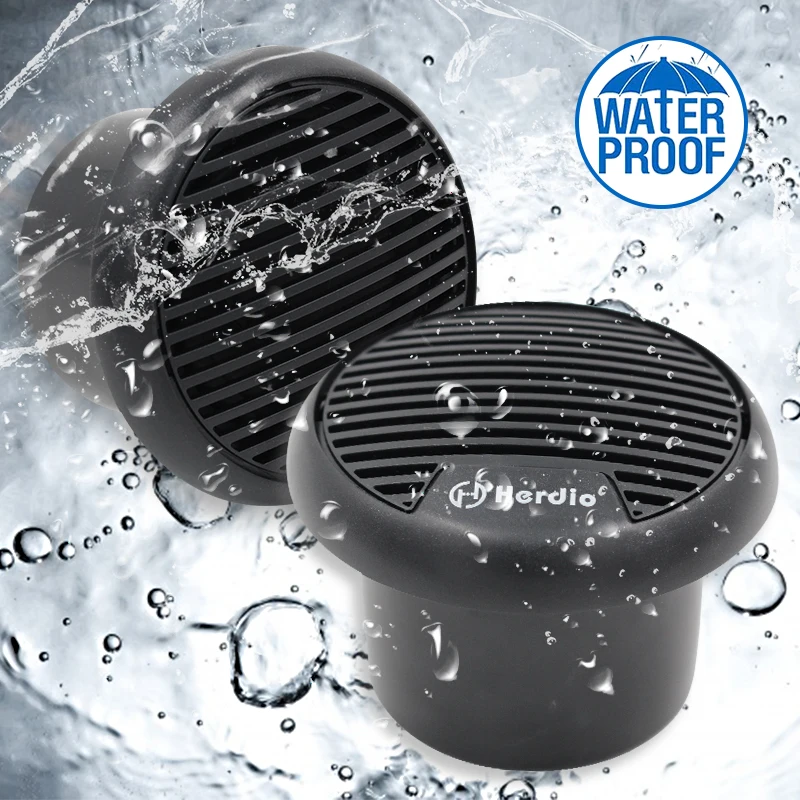 3 Inch 140W Boat Bluetooth Speaker Waterproof Stereo Outdoor Mini Loudspeaker System ATV UTV Motorcycle Outdoor bluetooth speaker marine speakers