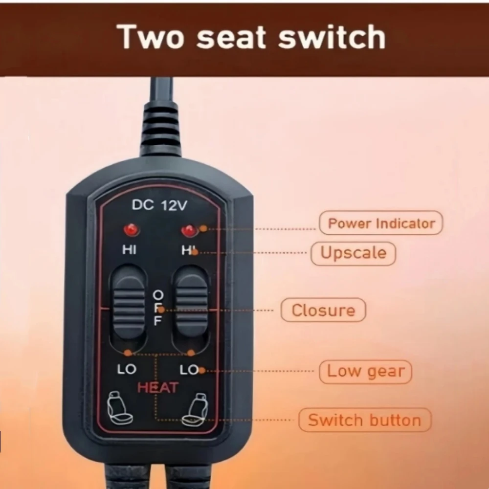 Heated Winter Seat Cushions – Universal 2-Pack