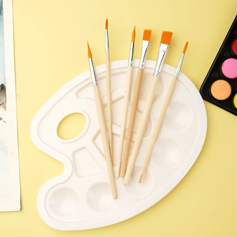 Color Palette Watercolor Palette Gouache watercolor brush Palette set painting brush Art painting oil