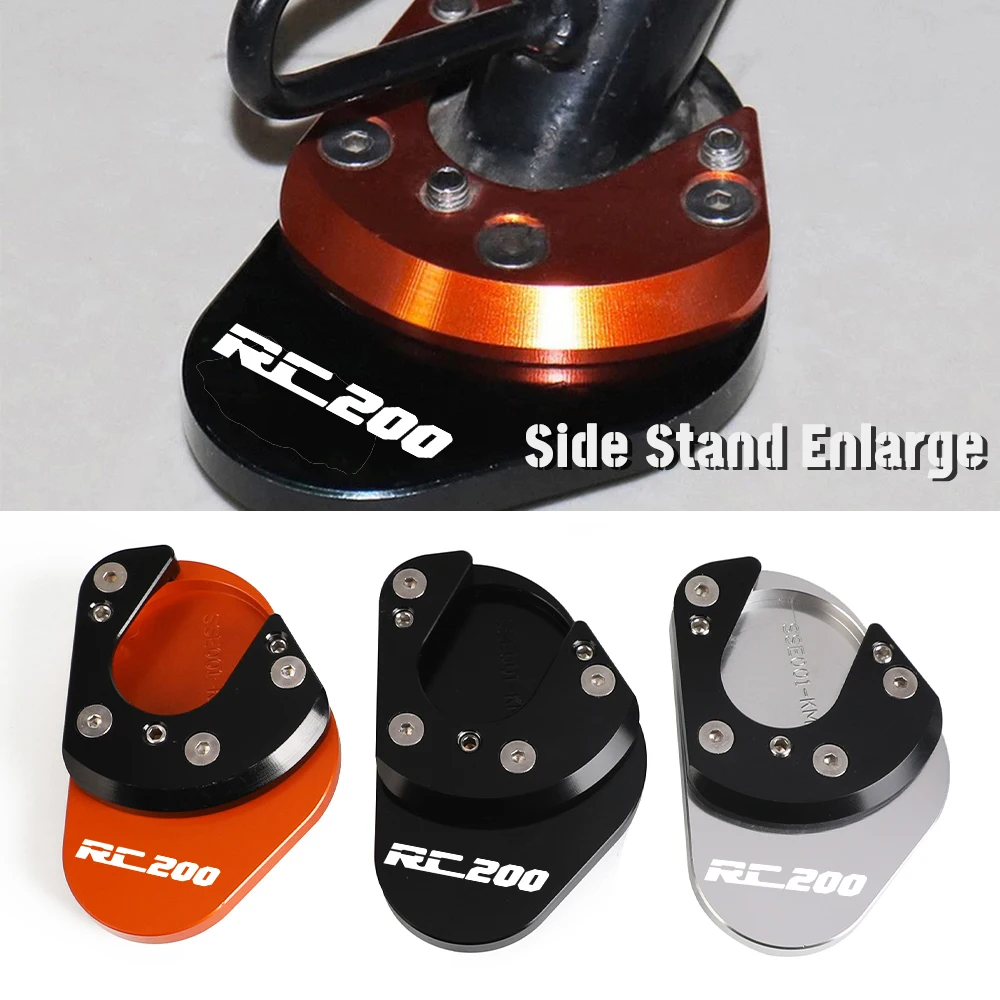 

2023 2022 2021 CNC Side Stand Enlarge Extension For RC 125 200 250 390 RC390 RC200 2020 2019 2018 2017-2014 Motorcycle