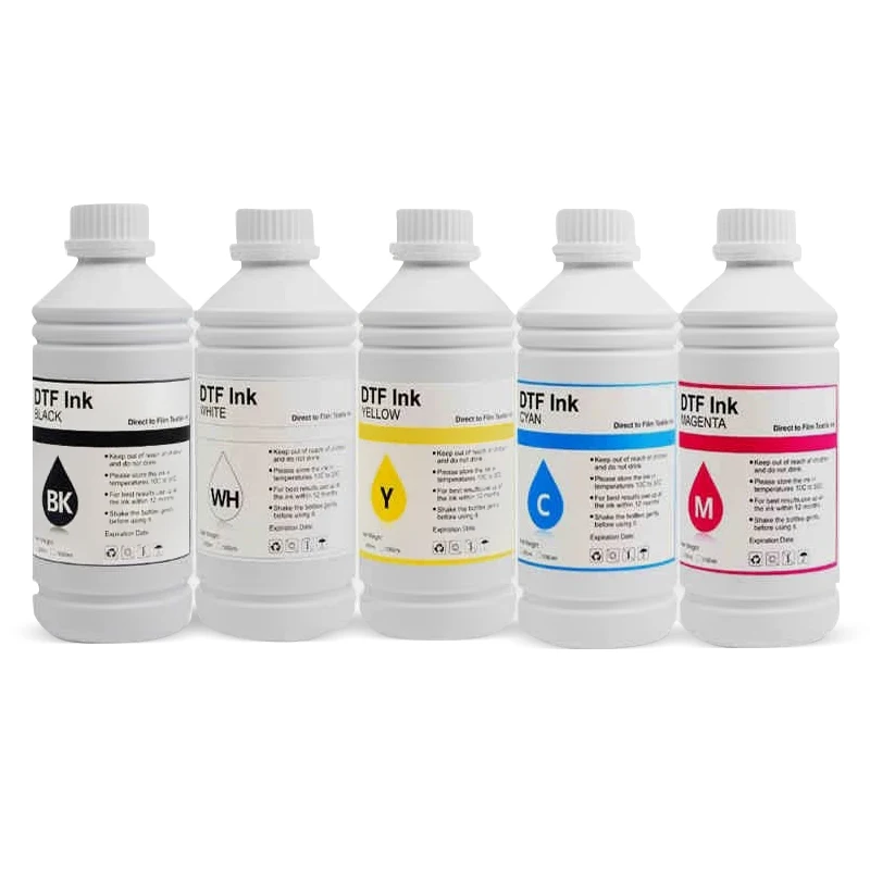 Tinta de Dtf para para a Impressora de Dirent Filme de Transferência Térmica para o Animal de Estimação Filme de Transferência em pó de Derretimento Quente Tinta Têxtil Dtf Impressão 500ml co - Imagem 3